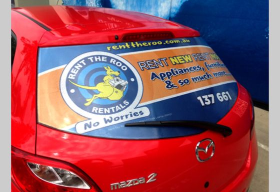 Rear Window One Way Vision